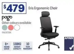 Officeworks Eris Ergonomic Chair offer