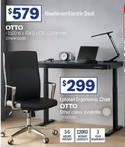 Officeworks Newhaven Electric Desk offer