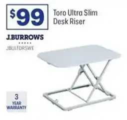 Officeworks Toro Ultra Slim Desk Riser offer