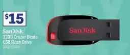 Officeworks 32GB Cruzer Blade USB Flash Drive offer