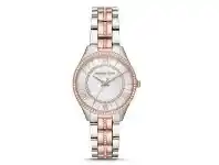 Bevilles Jewellery Michael Kors Lauryn Crystal Two-Tone Watch MK3979 offer