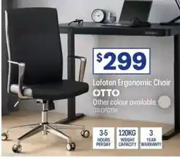 Officeworks Lofoten Ergonomic Chair offer