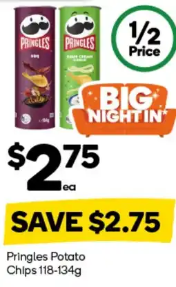 Woolworths Pringles Potato Chips offer
