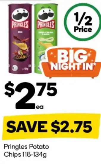 Woolworths Pringles Potato Chips offer