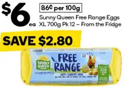 Woolworths Sunny Queen Free Range Eggs offer