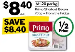 Woolworths Primo Shortcut Bacon offer