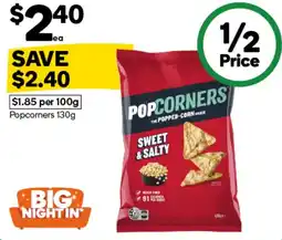 Woolworths Popcorners offer