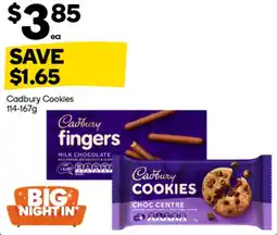 Woolworths Cadbury Cookies offer