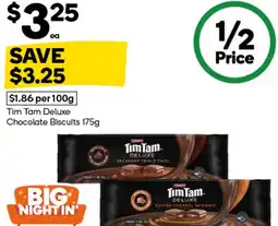 Woolworths Tim Tam Deluxe Chocolate Biscuits offer