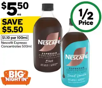Nescafé Espresso Concentrates