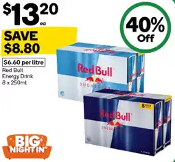Woolworths Red Bull Energy Drink offer