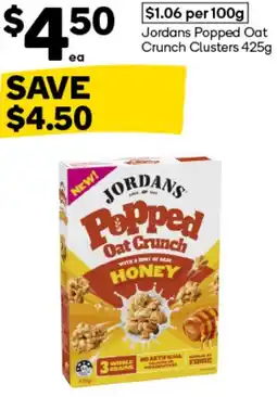 Woolworths Jordans Popped Oat Crunch Clusters offer