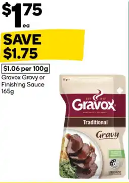 Woolworths Gravox Gravy or Finishing Sauce offer