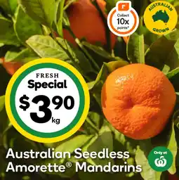 Woolworths Australian Seedless Amorette Mandarins offer