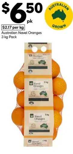 Woolworths Australian Navel Oranges offer