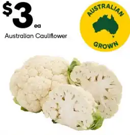 Woolworths Australian Cauliflower offer