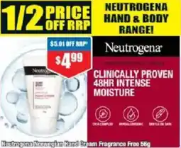 Chemist Warehouse Neutrogena Norwegian Hand Cream Fragrance Free offer