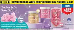 Chemist Warehouse Bubble & Co Sugar Body Scrub Range or Sweet Heart Shower Sponge Set While Stocks Last offer