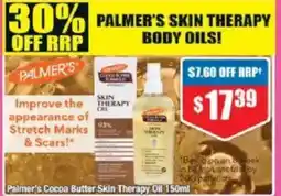 Chemist Warehouse Palmer's Cocoa Butter Skin Therapy Oil offer