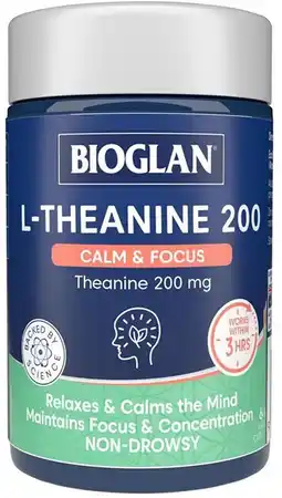 healthylife Bioglan L-Theanine Calm + Focus 60s offer