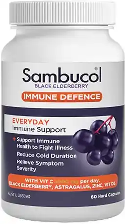 healthylife Sambucol Immune Defence Everyday Support 60 Capsules offer
