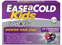 healthylife Ease a Cold Kids Cold & Flu Relief 24 Chewable Tablets offer
