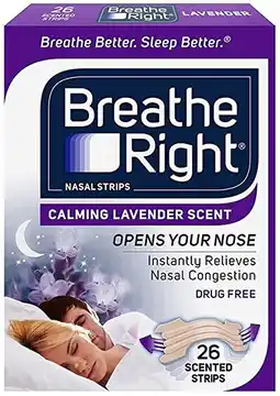 healthylife Breathe Right Nasal Strips Lavender Tan offer