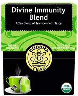 healthylife Buddha Teas Organic Herbal Divine Immunity Blend Tea offer