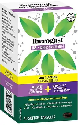 healthylife Iberogast IBS + Digestive Relief 60 Capsules offer