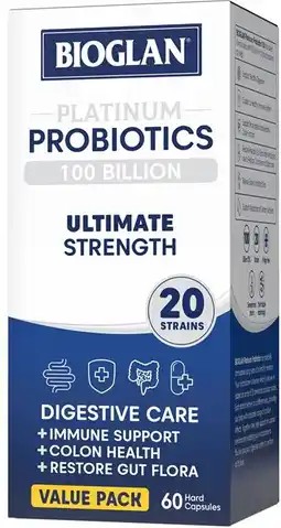 healthylife Bioglan Platinum Probiotics 100 Billion 60 Capsules offer
