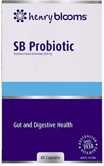 Henry Blooms SB Probiotic Gut Health 30 Capsules