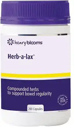 healthylife Henry Blooms Herb-a-Lax 200 Capsules offer