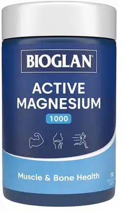 healthylife Bioglan Active Magnesium 1000mg 150 Tablets offer
