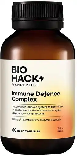 healthylife BioHack Wanderlust Immune Defence Complex 60 Capsules offer