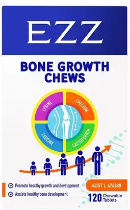 healthylife EZZ Bone Growth Chews 120 Chewable Tablets offer
