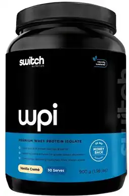 healthylife Switch Nutrition Whey Protein Isolate 95 Vanilla Creme offer