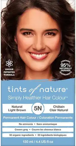healthylife Tints of Nature 5N Natural Light Brown Permanent Hair Colour offer