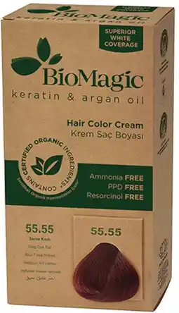 healthylife Bio Magic Hair Colour Cream Deep Dark Red 55.55 offer