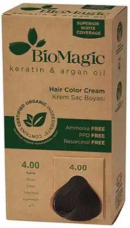 healthylife Bio Magic Hair Colour Cream Brown 4.00 offer