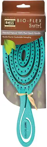 healthylife Bass Brushes Bio-Flex Detangler Hair Brush Teal offer