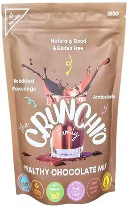 healthylife Crunchio Organic Chocolate Drink Mix offer