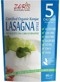 healthylife Zero Slim & Healthy Certified Organic Konjac Lasagna Style offer