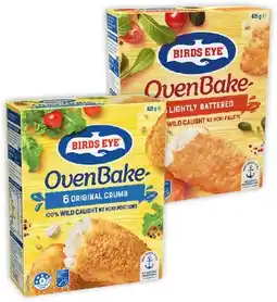 IGA Birds Eye Oven Bake Fish Fillets Selected Varieties offer