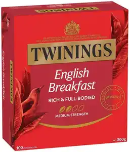 IGA Twinings Tea Bags 80‑100 Pack Selected Varieties offer