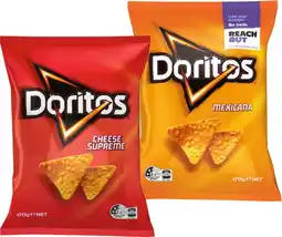 IGA Doritos Corn Chips 150‑170g Selected Varieties offer