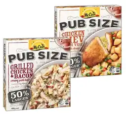 IGA McCain Pub Size Frozen Meal 480‑500g Selected Varieties offer