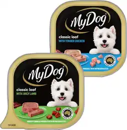 IGA My Dog Wet Dog Food Selected Varieties offer