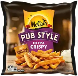 IGA McCain Pub Style Fries or Wedges 750g Selected Varieties offer
