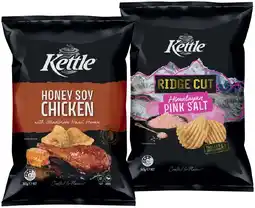 IGA Kettle Potato Chips 150‑165g Selected Varieties offer