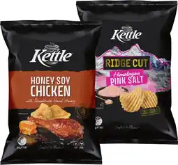 IGA Kettle Potato Chips Selected Varieties offer